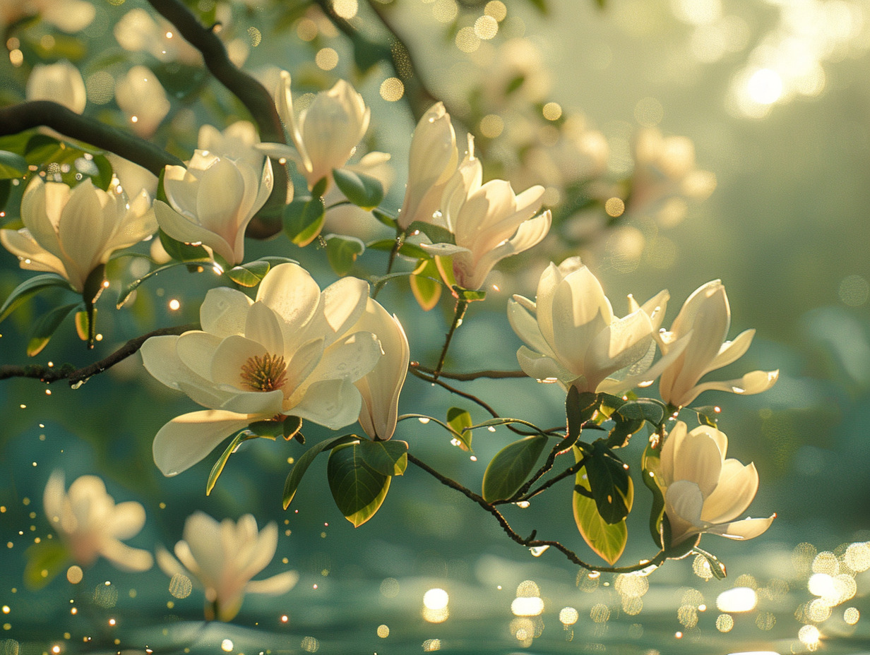 magnolia fleurs