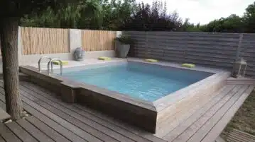 piscine en bois