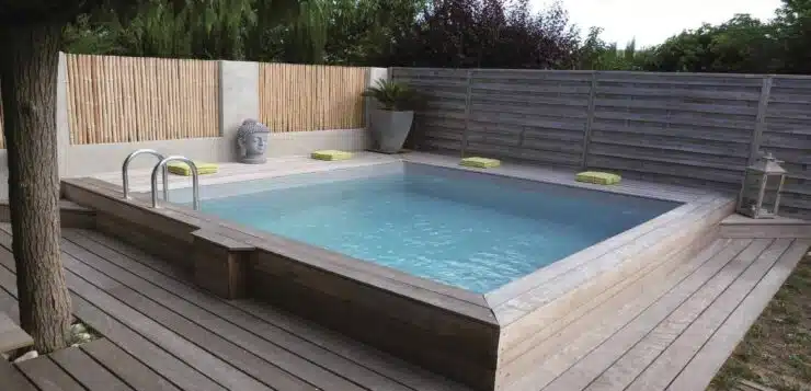 piscine en bois